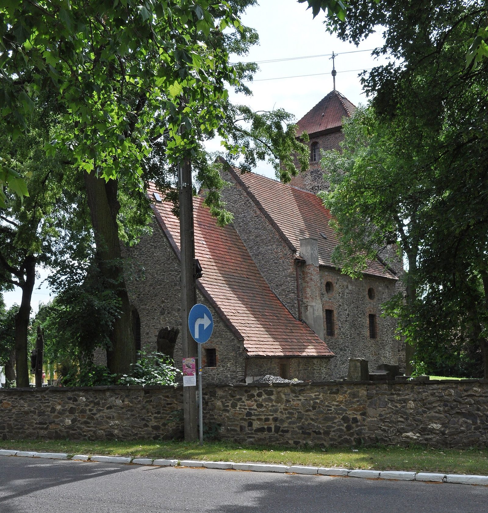 Gotycki kościół Świętej Trójcy w Legnickim Polu, siedziba Muzeum Bitwy Legnickiej